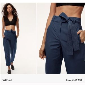 Wilfred Jallade Poplin Pants in Black